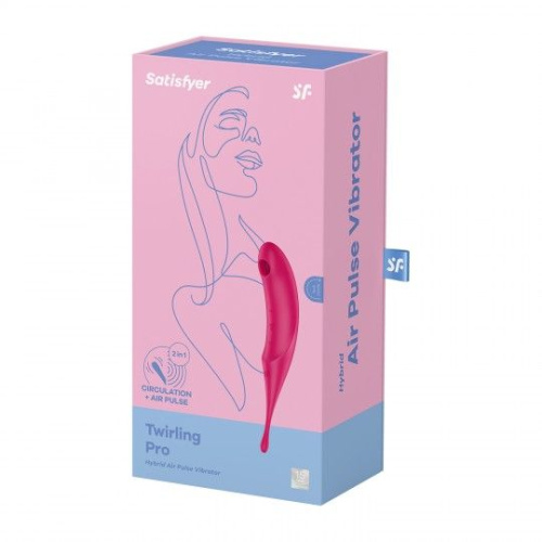 Satisfyer Twirling Pro Red - Вакуумный стимулятор - sex-shop.ua